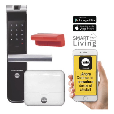 YALE-ASSA ABLOY Kit Cerradura Electrónica Inteligente