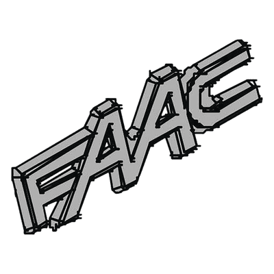 FAAC Logotipo de Plastico Para Equipos FAAC