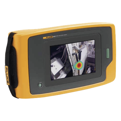 FLUKE Cámara Ultrasónica Real de Imagen Acústica Industrial para Detección de Fugas en Ductos, Descargas Eléctricas, y Fallas en Rodamientos. ¡Solo FLUKE lo hace Posible: VEA LO QUE NO PUEDE OIR!