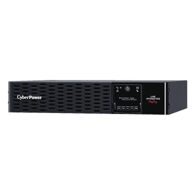 CYBERPOWER UPS de 1500 VA/1500 W, Topología Línea Interactiva, Entrada 220 Vca Tipo C14, Onda Senoidal Pura, Torre o Rack de 2 UR, Con 10 Tomas C13 de 220 Vca