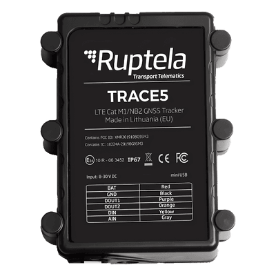 RUPTELA Localizador Vehicular 2G y 4G IP67