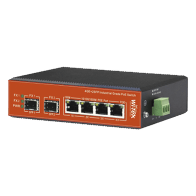WI-TEK Switch Industrial PoE++