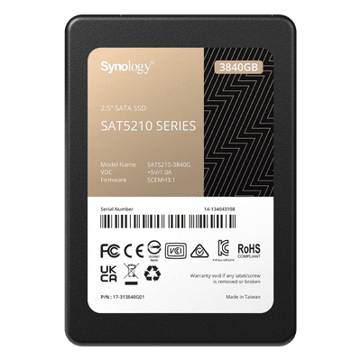 SYNOLOGY 3840 GB SSD , diseñada para Synology NAS