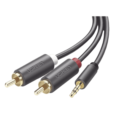 UGREEN Cable de Audio 3.5mm a 2 RCA Macho