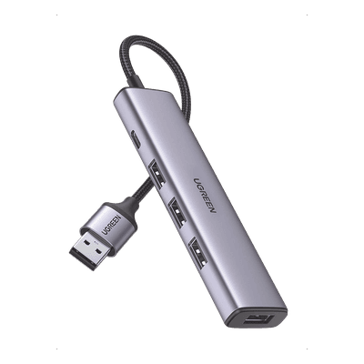 UGREEN Convertidor USB-A 3.0 a 4 Puertos USB-A 3.0