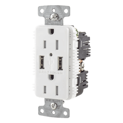 HUBBELL Contacto Dúplex con USB
