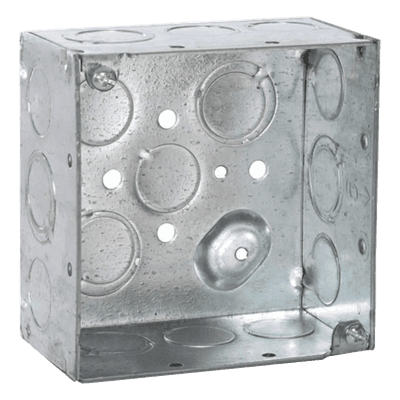 RACO Caja Cuadrada Galvanizada