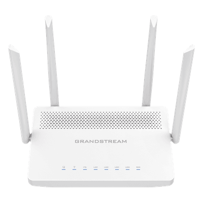 GRANDSTREAM Router Inalámbrico Wi-Fi 5 802.11ac 1.27 Gbps, doble banda, MU-MIMO 2x2:2, servidor VPN con administración desde la nube gratuita o stand-alone.