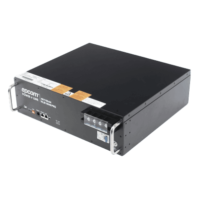 EPCOM POWERLINE Batería de Litio de 4.8 Kwh, 48 Vcc ,104 Ah, 3U de Montaje en Rack.