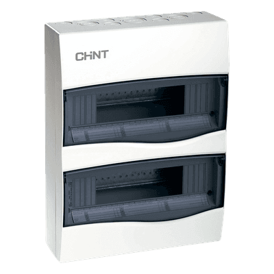 CHINT Caja de distribución para sobreponer, IP40, 24 módulos (SKU: 8101008)