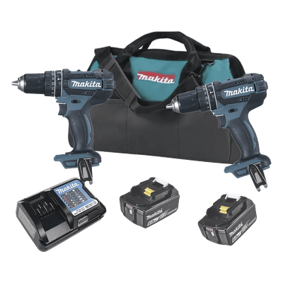 MAKITA Kit Taladro Percutor + Llave de Impacto