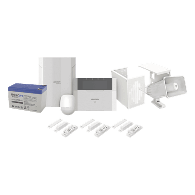 HIKVISION Kit Panel de Alarma Híbrido