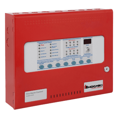 HOCHIKI Panel Convencional De Detección De Incendio De 8 Zonas (0100-19360) Serie HCVX