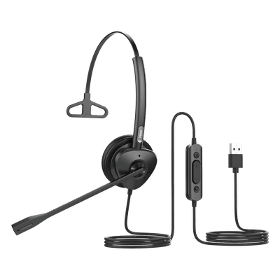 FANVIL Diadema USB Monoaural