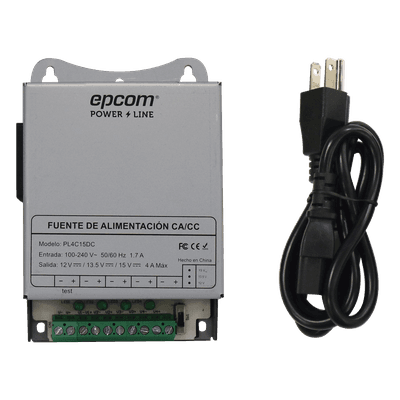 EPCOM POWERLINE Fuente de Poder Metálica