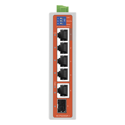 WI-TEK Switch Industrial PoE