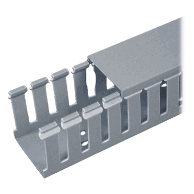 PANDUIT Canaleta Ranurada de PVC con Tapa