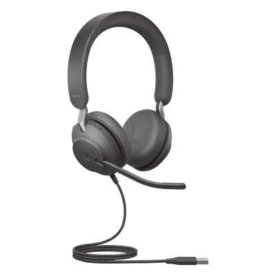JABRA Jabra Jabra Evolve 2 40SE, Auricular stereo versión MS con aislamiento de ruido, conexión USB-A y indicador de ocupado (Busylight) (24189-999-999)