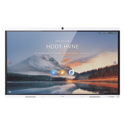 HUAWEI HUAWEI IdeaHub B2, Pantalla interactiva para Colaboración Inteligente, 86", 4K UHD, Android 9, Wi-Fi, blanco Jade.