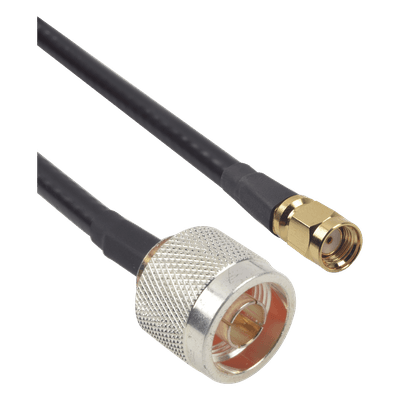 EPCOM INDUSTRIAL Jumper de 60cm con Cable LP240 y conectores N Macho y SMA Macho Inverso.
