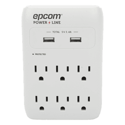 EPCOM POWERLINE Multicontacto de Pared