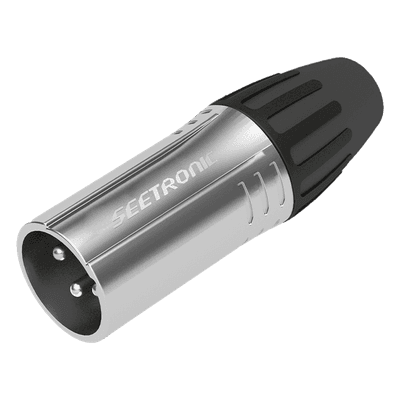 SEETRONIC Conector de cable XLR Macho