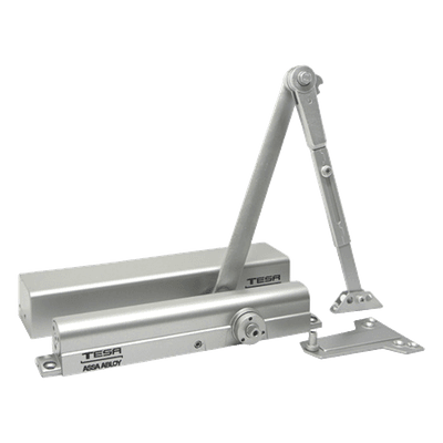ASSA ABLOY Cierrapuertas de Uso Rudo, con funcion Hold Open,