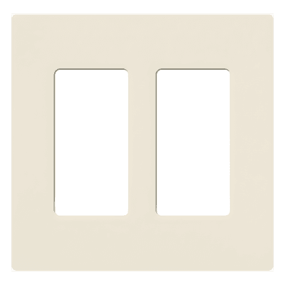 LUTRON ELECTRONICS Tapa de Pared 2 Espacios
