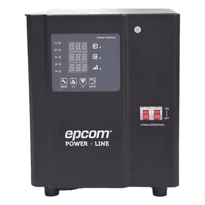 EPCOM POWERLINE Regulador de Voltaje Industrial