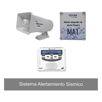 YONUSA Kit de Alertamiento Sísmico