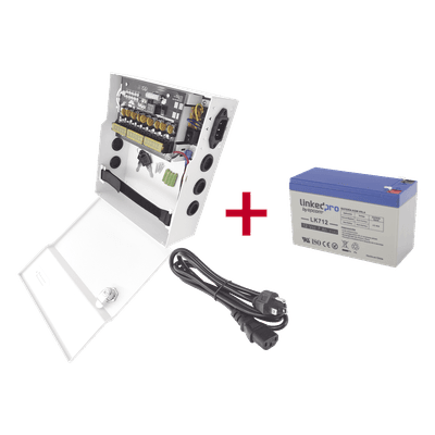 EPCOM POWERLINE Fuente de Alimentación con Batería de Respaldo