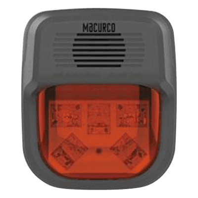 MACURCO - AERIONICS Sirena Estrobo Rojo