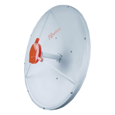 NetPoint Antena parabólica profunda blindada