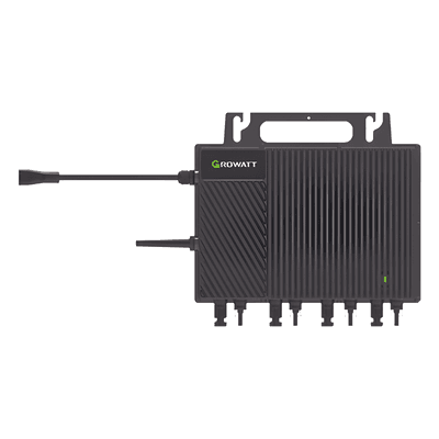 GROWATT Microinversor 2 Kw, 220 Vca, para Interconexión a Red Eléctrica, IP67, Conexión para Cable Troncal, Para 4 Módulos de Hasta 670 W