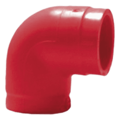 SAFE FIRE DETECTION INC. Codo de 90° para Tubería de Aspiración