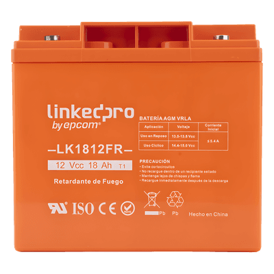 LINKEDPRO BY EPCOM Batería de Respaldo AGM-VRLA