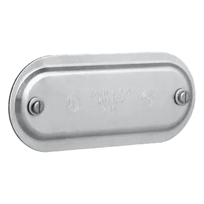 HUBBELL KILLARK Tapa de Aluminio para Condulet Ovalada