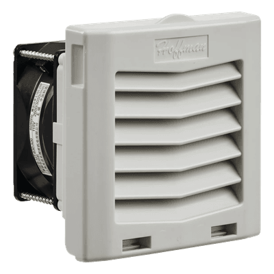 HOFFMAN Ventilador con Filtro de Montaje Lateral