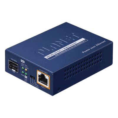 PLANET Convertidor de Medios PoE++