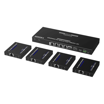EPCOM TITANIUM Extensor y Divisor HDMI 1x4