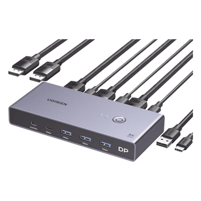 UGREEN Conmutador KVM DisplayPort