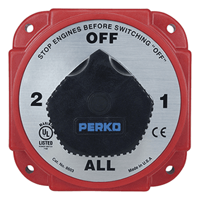 PERKO Switch Selector de Batería y Alternador