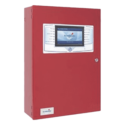 HOCHIKI Panel De Incendio Modular, Direccionable, C/4 Ranuras, C/4 Lazos SLC, Expandible a 8 Lazos SLC, Fuente 10.25A Voltaje Automático, En Español, Serie FireNET L@titude (0101-04120)