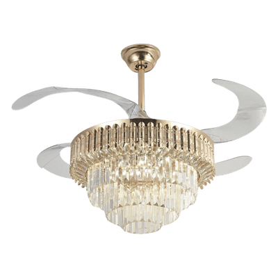 JWJ Ventilador de Techo con Luminario LED