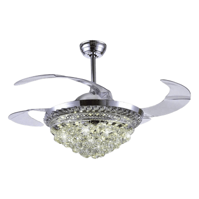 JWJ Ventilador de Techo con Luminario LED
