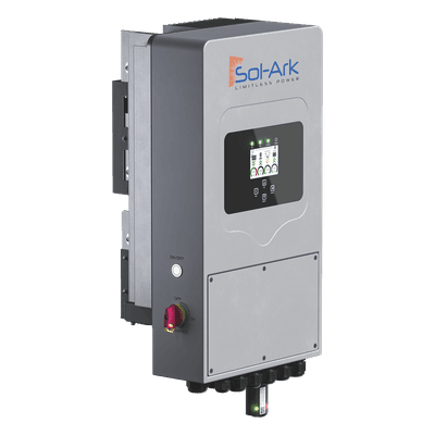 SOL-ARK Inversor Hibrido SOL-ARK, 5 Kw, 127 Vcc, WIFI incluido, IP65, Entrada de Baterías a 48 Vcc