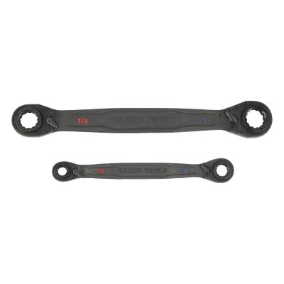 KLEIN TOOLS Juego de Llaves Estriadas de Matraca 4 en 1