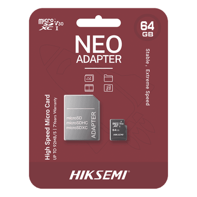 HIKSEMI by HIKVISION Memoria microSD con Adaptador