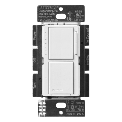 LUTRON ELECTRONICS Dimmer + apagador de pared