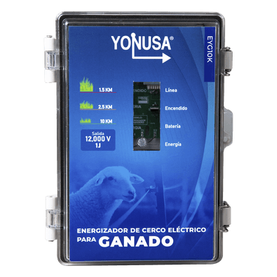 YONUSA Energizador para Cercas Electrificadas